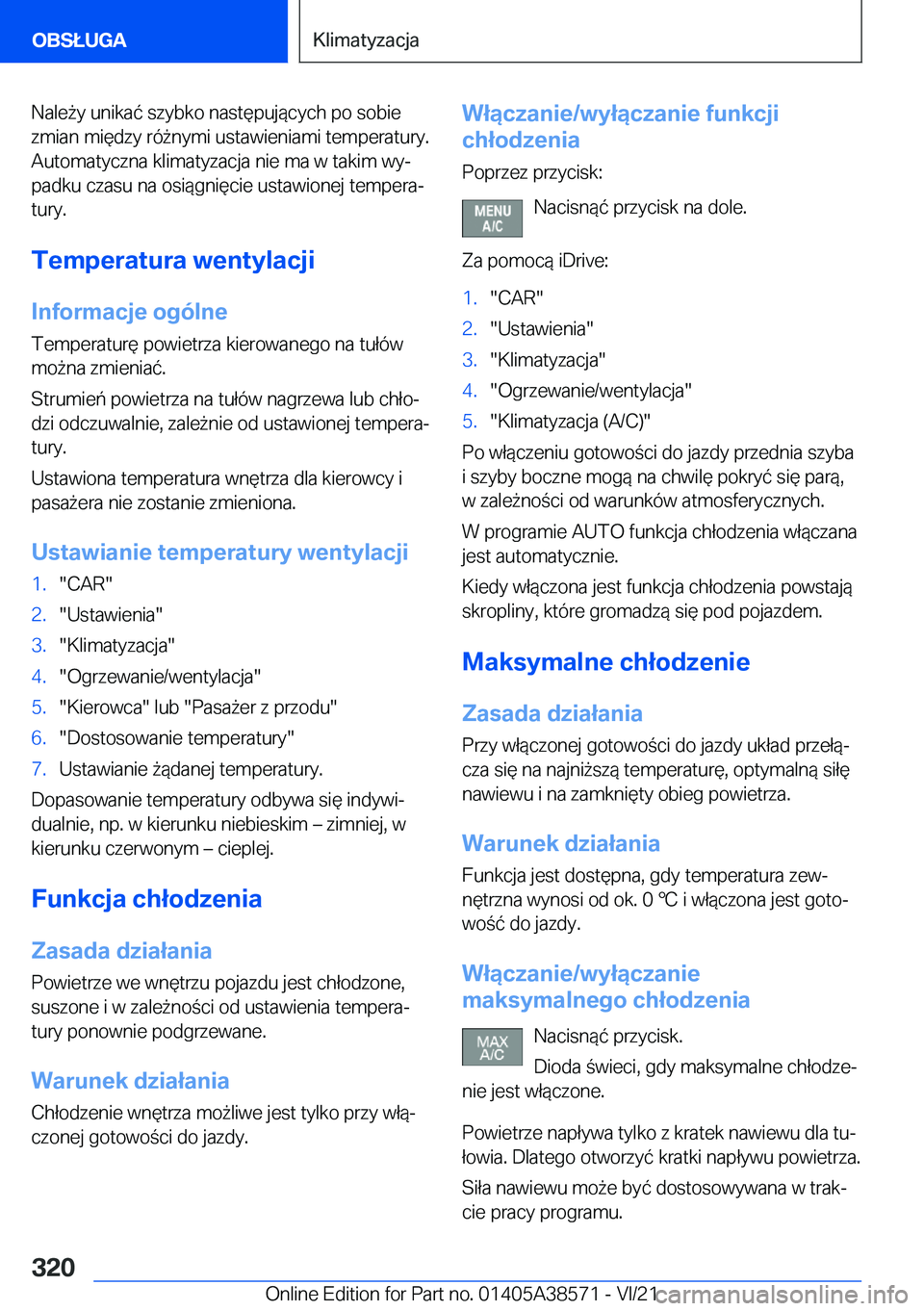 BMW X6 2022  Instrukcja obsługi (in Polish) �N�a�l�e9�y��u�n�i�k�a�