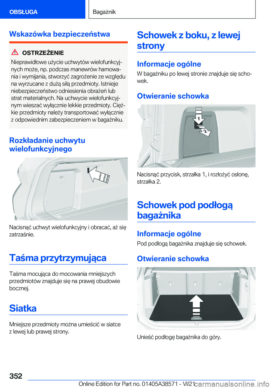 BMW X6 2022  Instrukcja obsługi (in Polish) �W�s�k�a�z�