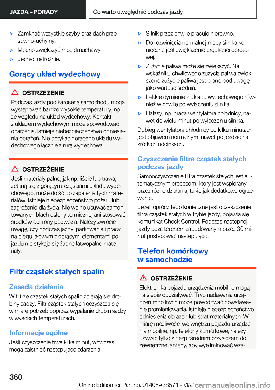 BMW X6 2022  Instrukcja obsługi (in Polish) 'x�Z�a�m�k�n�