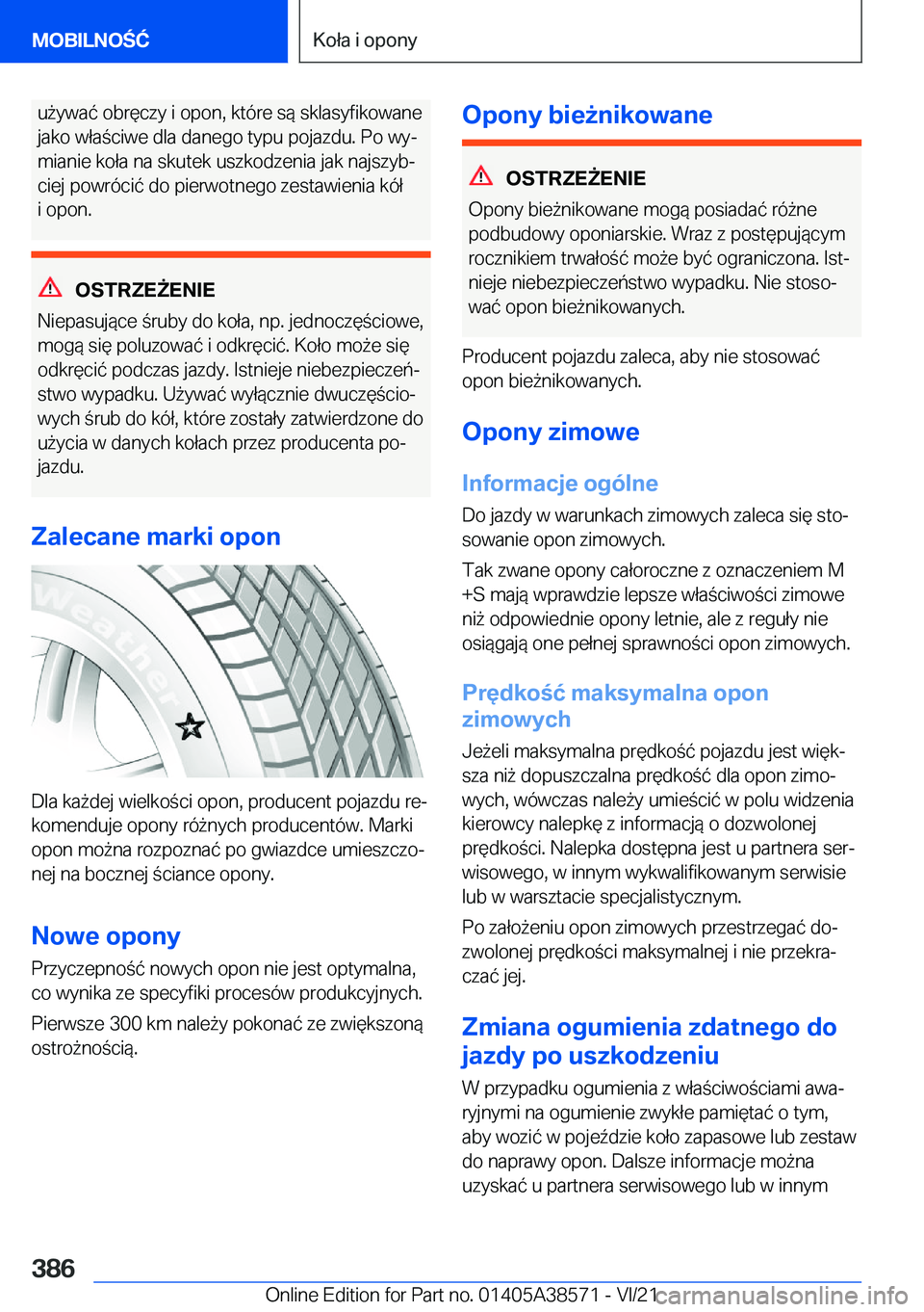 BMW X6 2022  Instrukcja obsługi (in Polish) �u9�y�w�a�
