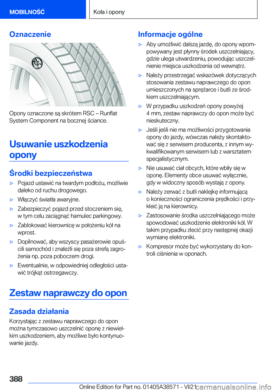 BMW X6 2022  Instrukcja obsługi (in Polish) �O�z�n�a�c�z�e�n�i�e
�O�p�o�n�y��o�z�n�a�c�z�o�n�e��s�