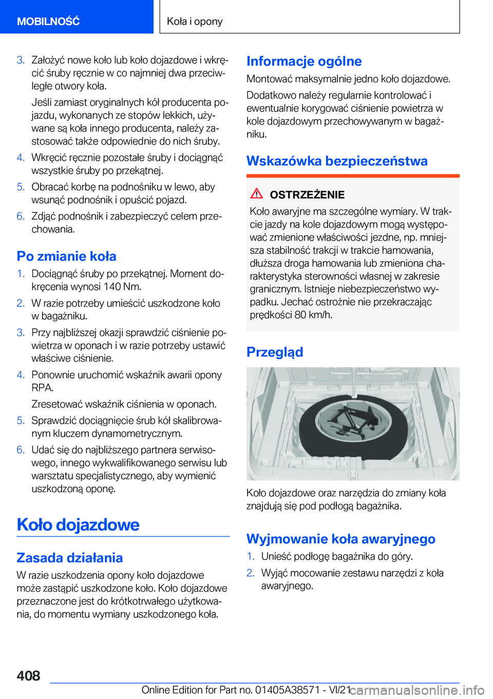 BMW X6 2022  Instrukcja obsługi (in Polish) �3�.�Z�a�ł�o9�y�