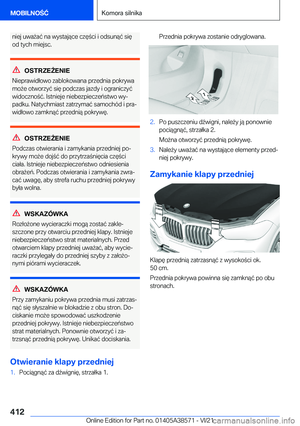 BMW X6 2022  Instrukcja obsługi (in Polish) �n�i�e�j��u�w�a9�a�