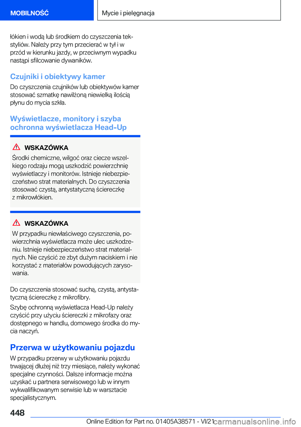 BMW X6 2022  Instrukcja obsługi (in Polish) �ł�