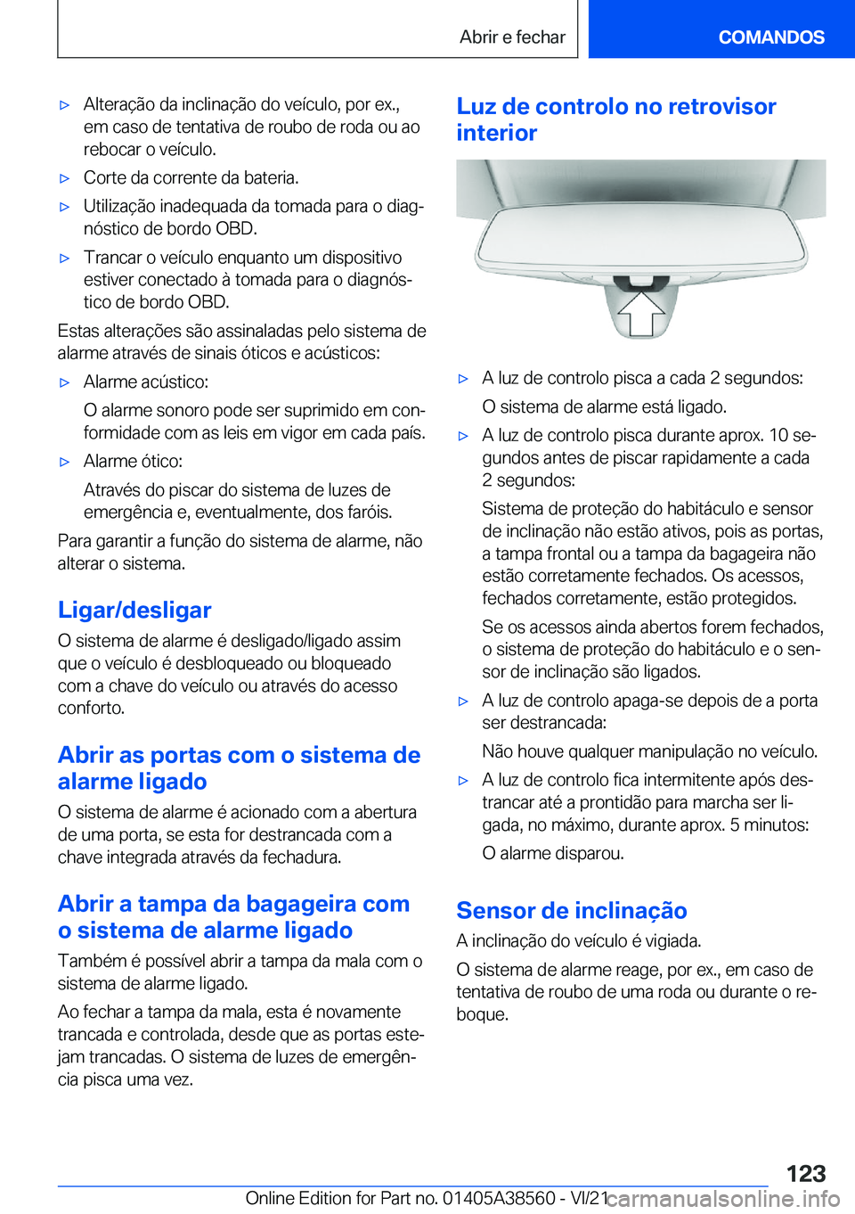 BMW X6 2022  Manual do condutor (in Portuguese) x�A�l�t�e�r�a�