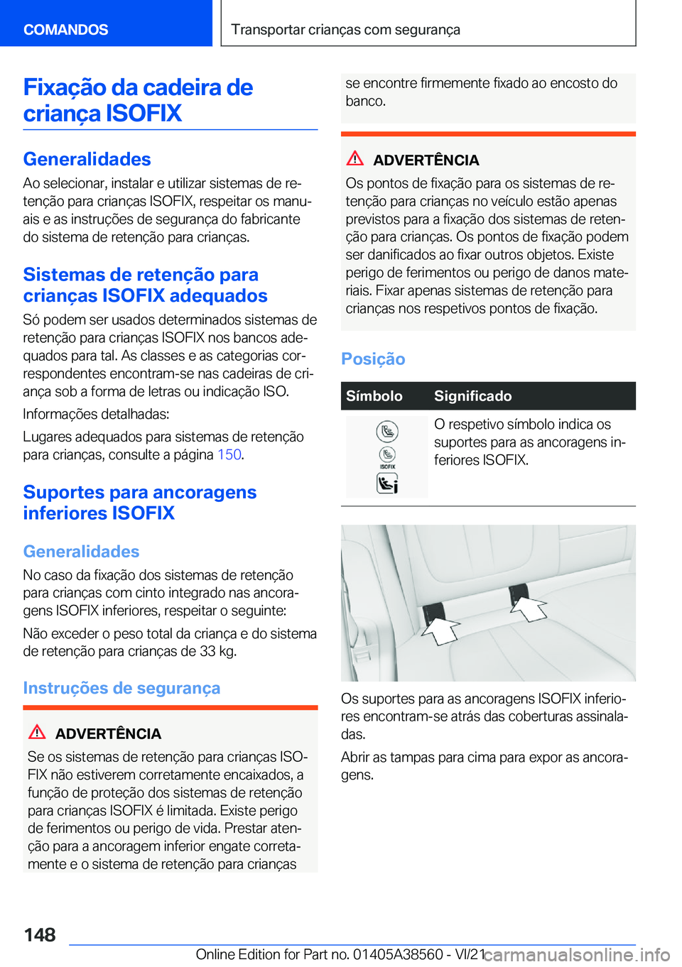BMW X6 2022  Manual do condutor (in Portuguese) �F�i�x�a�