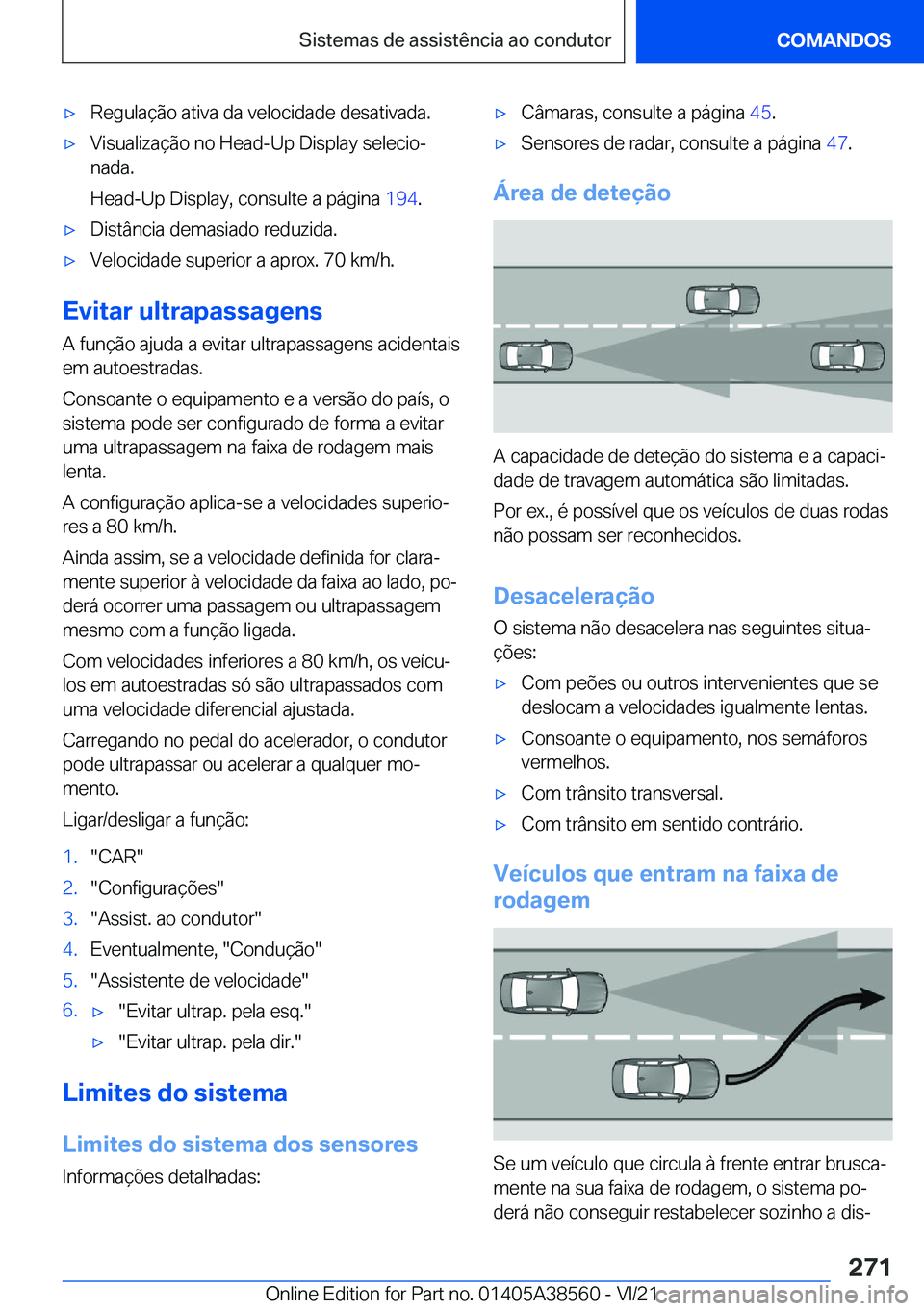 BMW X6 2022  Manual do condutor (in Portuguese) x�R�e�g�u�l�a�