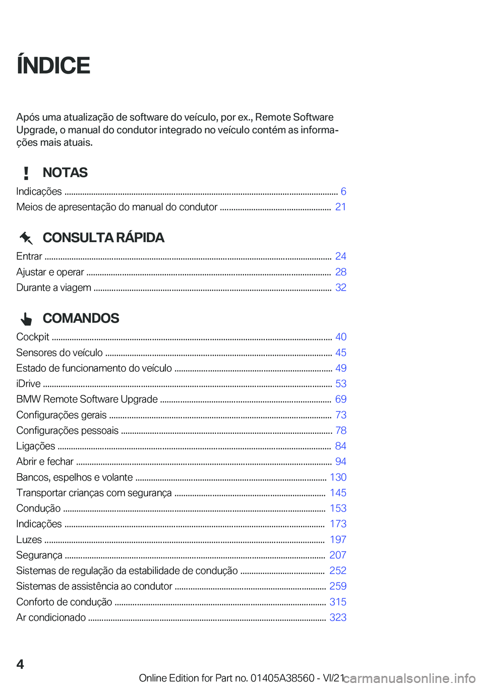 BMW X6 2022  Manual do condutor (in Portuguese) �