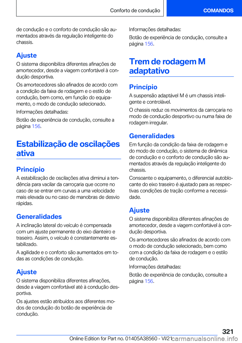 BMW X6 2022  Manual do condutor (in Portuguese) �d�e��c�o�n�d�u�