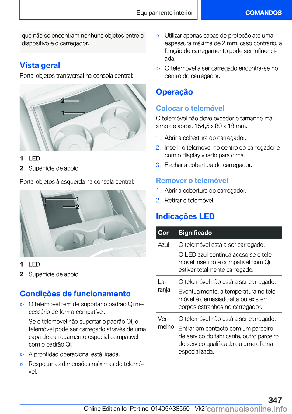 BMW X6 2022  Manual do condutor (in Portuguese) �q�u�e��n�ã�o��s�e��e�n�c�o�n�t�r�a�m��n�e�n�h�u�n�s��o�b�j�e�t�o�s��e�n�t�r�e��o
�d�i�s�p�o�s�i�t�i�v�o��e��o��c�a�r�r�e�g�a�d�o�r�.
�V�i�s�t�a��g�e�r�a�l �P�o�r�t�a�-�o�b�j�e�t�o�s��t�r