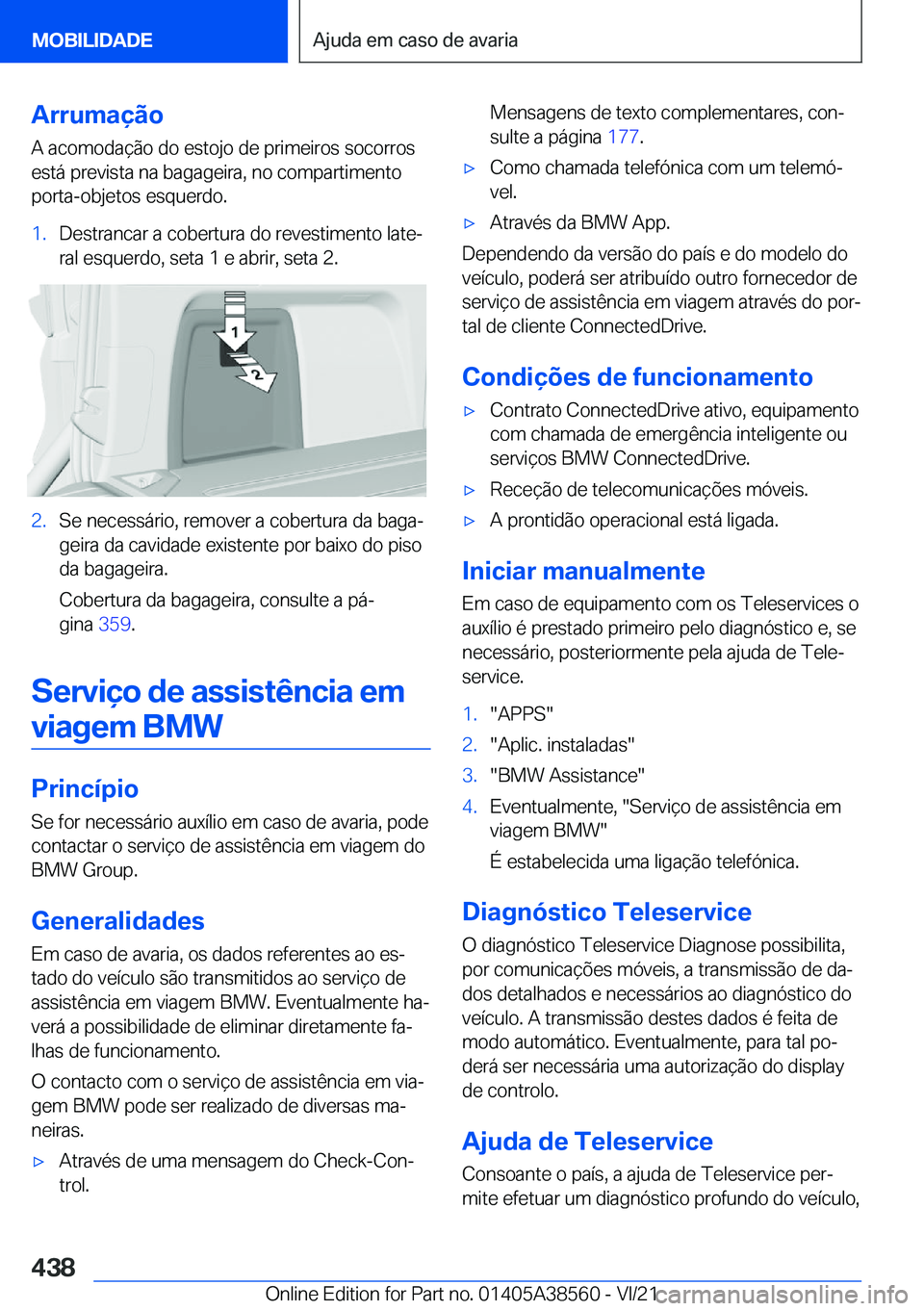 BMW X6 2022  Manual do condutor (in Portuguese) �A�r�r�u�m�a�