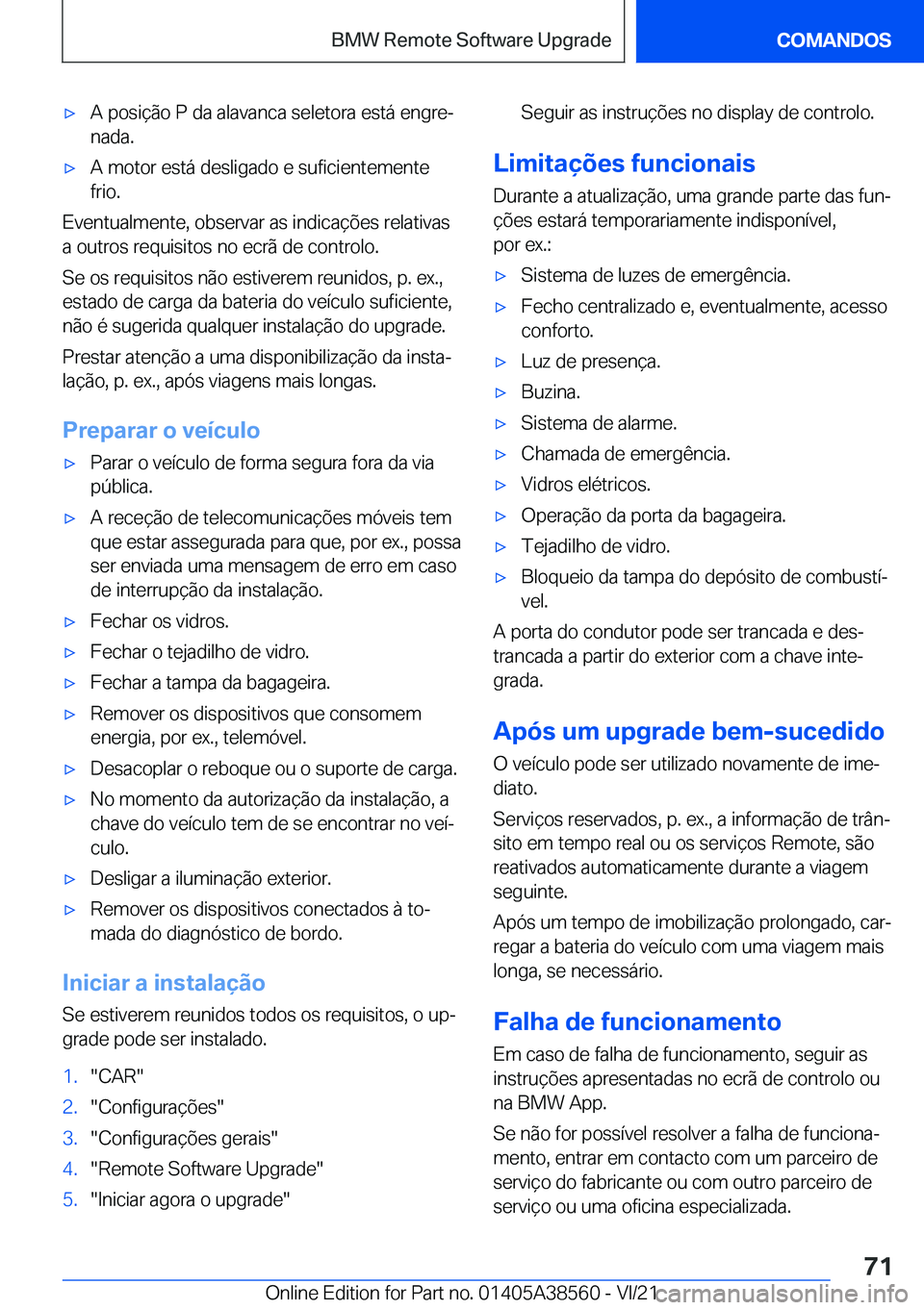 BMW X6 2022  Manual do condutor (in Portuguese) x�A��p�o�s�i�