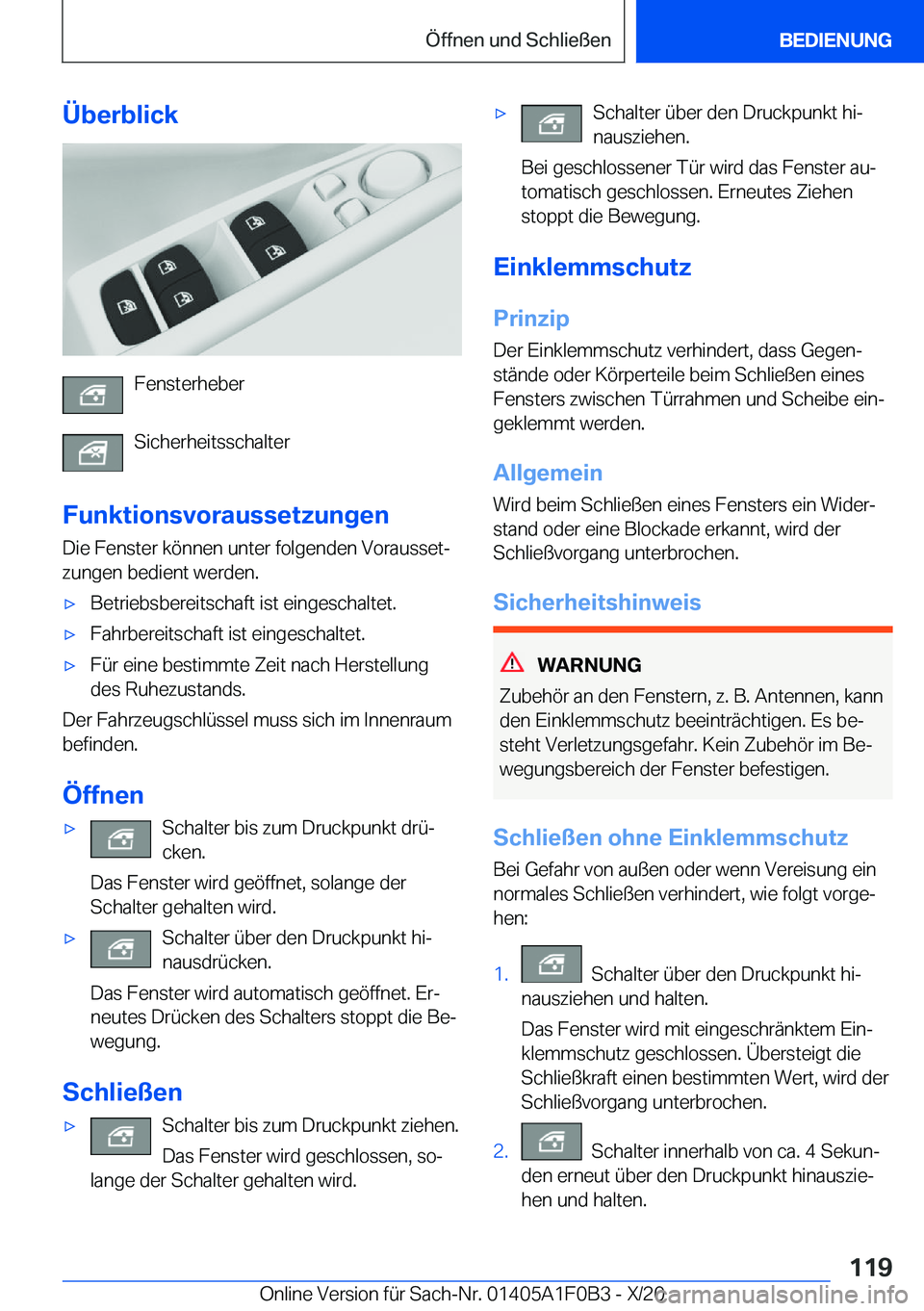 BMW X6 2021  Betriebsanleitungen (in German) �