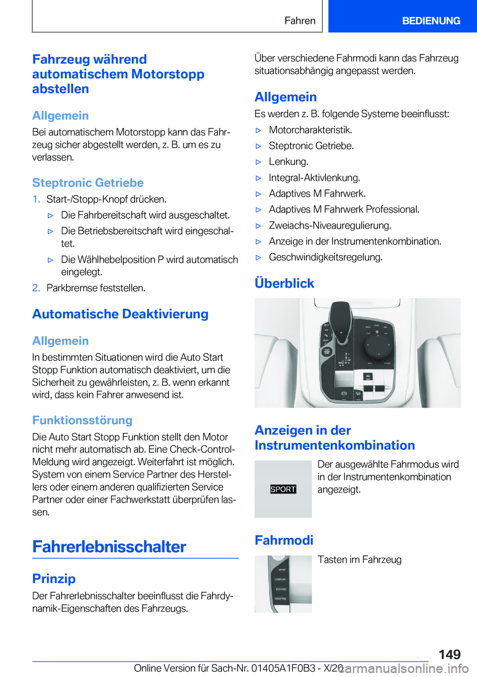 BMW X6 2021  Betriebsanleitungen (in German) �F�a�h�r�z�e�u�g��w�