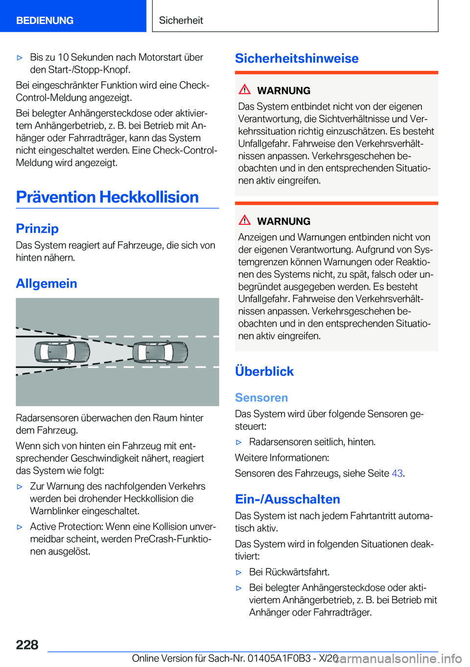 BMW X6 2021  Betriebsanleitungen (in German) x�B�i�s��z�u��1�0��S�e�k�u�n�d�e�n��n�a�c�h��M�o�t�o�r�s�t�a�r�t��