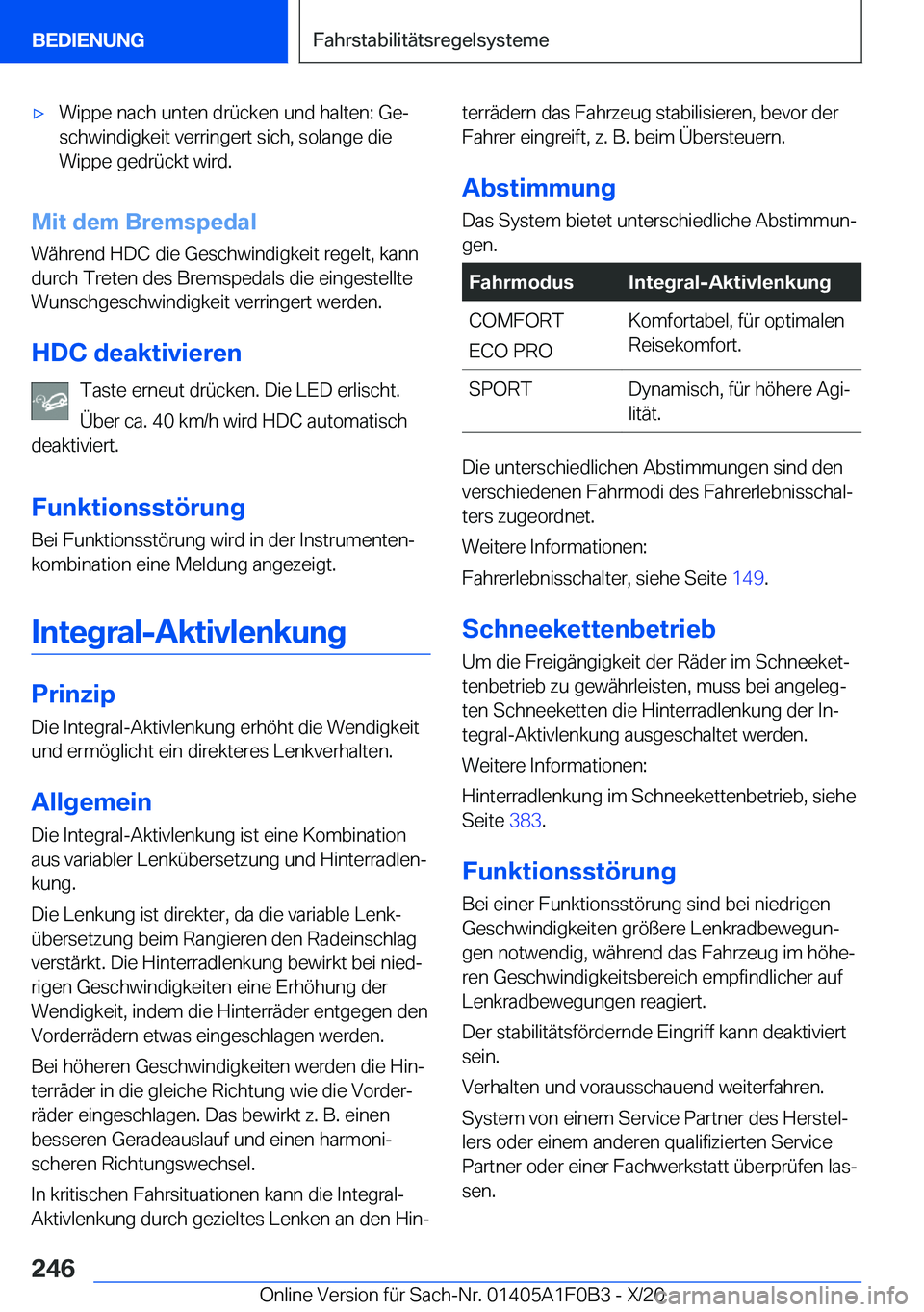 BMW X6 2021  Betriebsanleitungen (in German) x�W�i�p�p�e��n�a�c�h��u�n�t�e�n��d�r�