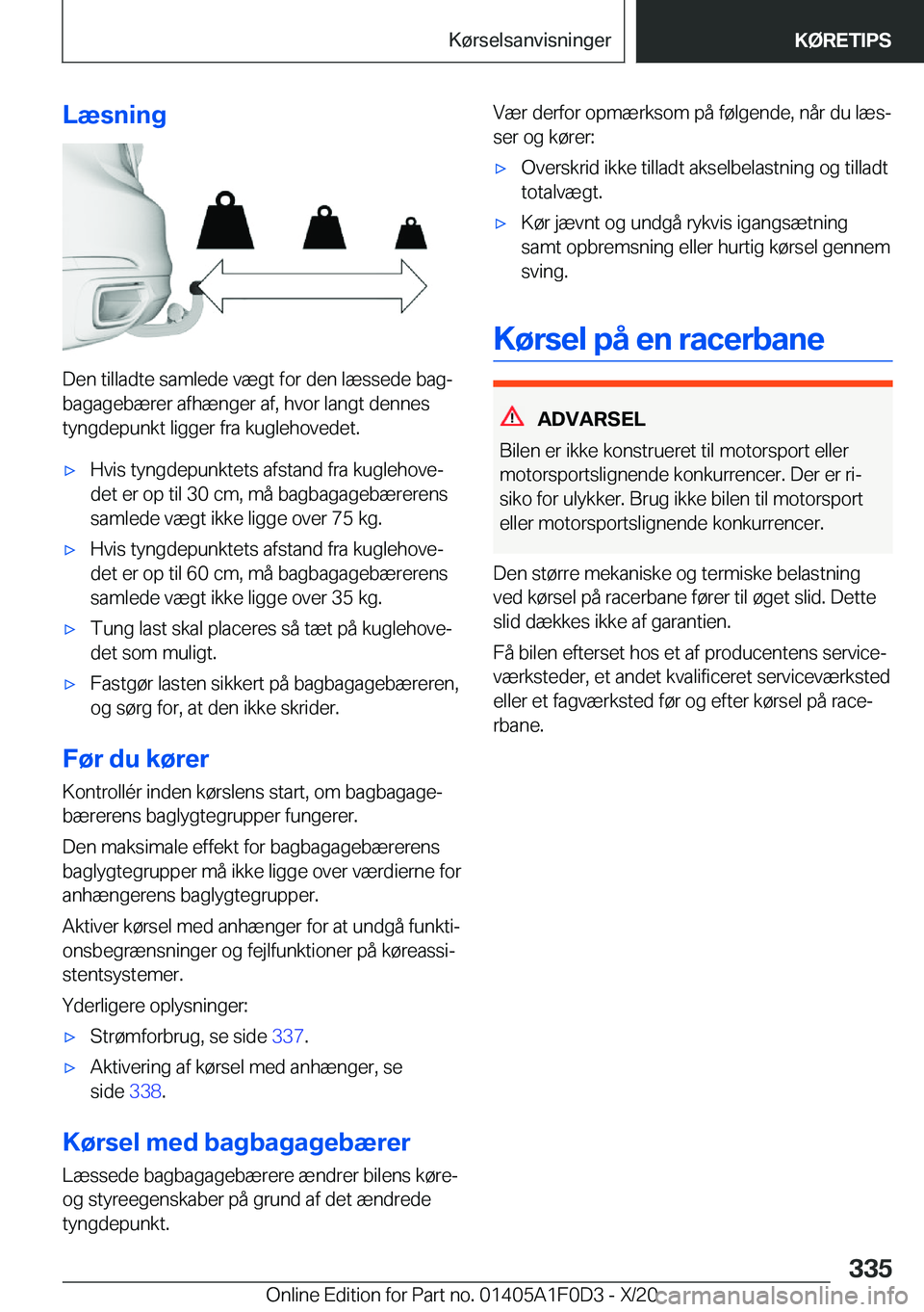 BMW X6 2021  InstruktionsbØger (in Danish) �L�æ�s�n�i�n�g
�D�e�n��t�i�l�l�a�d�t�e��s�a�m�l�e�d�e��v�æ�g�t��f�o�r��d�e�n��l�æ�s�s�e�d�e��b�a�gj
�b�a�g�a�g�e�b�æ�r�e�r��a�f�h�æ�n�g�e�r��a�f�,��h�v�o�r��l�a�n�g�t��d�e�n�n�e�s
�t