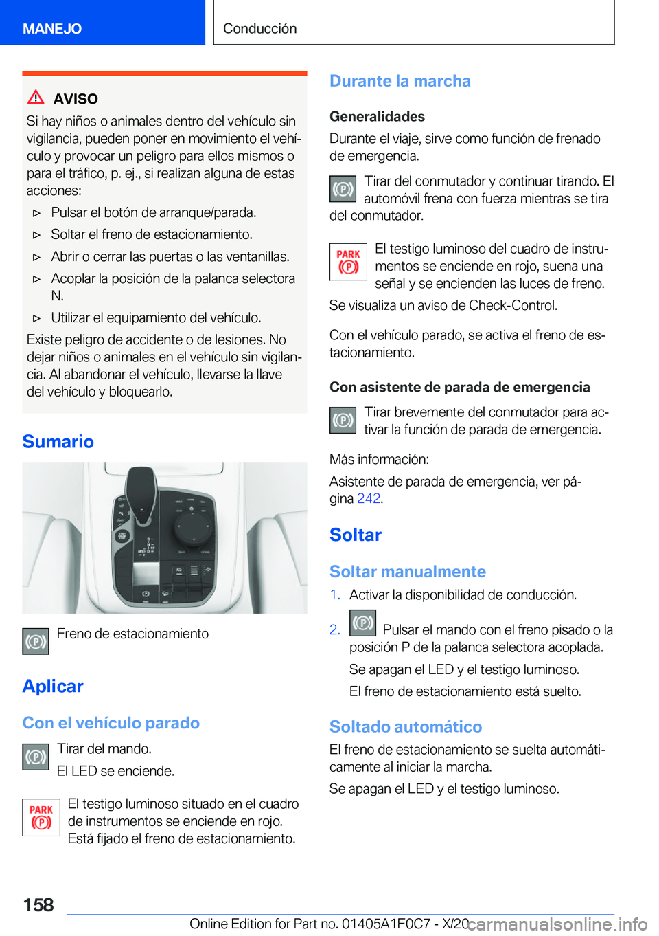 BMW X6 2021  Manuales de Empleo (in Spanish) �A�V�I�S�O
�S�i��h�a�y��n�i�