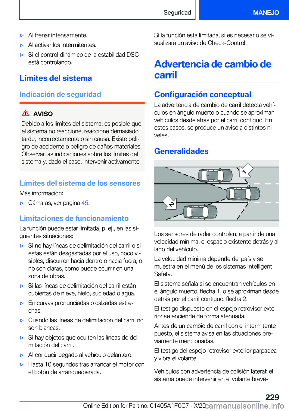 BMW X6 2021  Manuales de Empleo (in Spanish) x�A�l��f�r�e�n�a�r��i�n�t�e�n�s�a�m�e�n�t�e�.x�A�l��a�c�t�i�v�a�r��l�o�s��i�n�t�e�r�m�i�t�e�n�t�e�s�.x�S�i��e�l��c�o�n�t�r�o�l��d�i�n�