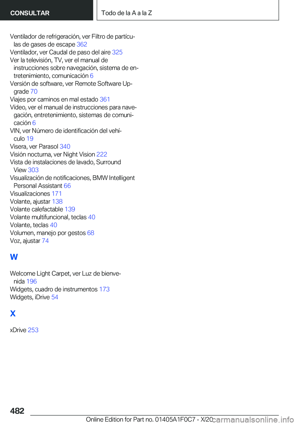 BMW X6 2021  Manuales de Empleo (in Spanish) �V�e�n�t�i�l�a�d�o�r��d�e��r�e�f�r�i�g�e�r�a�c�i�