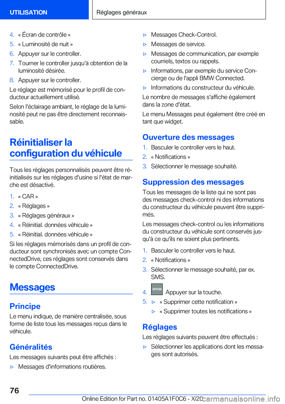 BMW X6 2021  Notices Demploi (in French) �4�.�k��