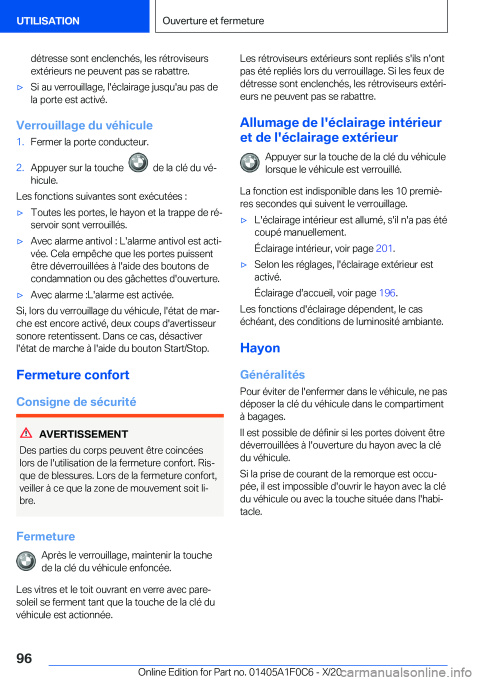 BMW X6 2021  Notices Demploi (in French) �d�é�t�r�e�s�s�e��s�o�n�t��e�n�c�l�e�n�c�h�é�s�,��l�e�s��r�é�t�r�o�v�i�s�e�u�r�s
�e�x�t�é�r�i�e�u�r�s��n�e��p�e�u�v�e�n�t��p�a�s��s�e��r�a�b�a�t�t�r�e�.'x�S�i��a�u��v�e�r�r�o�u�i�l�