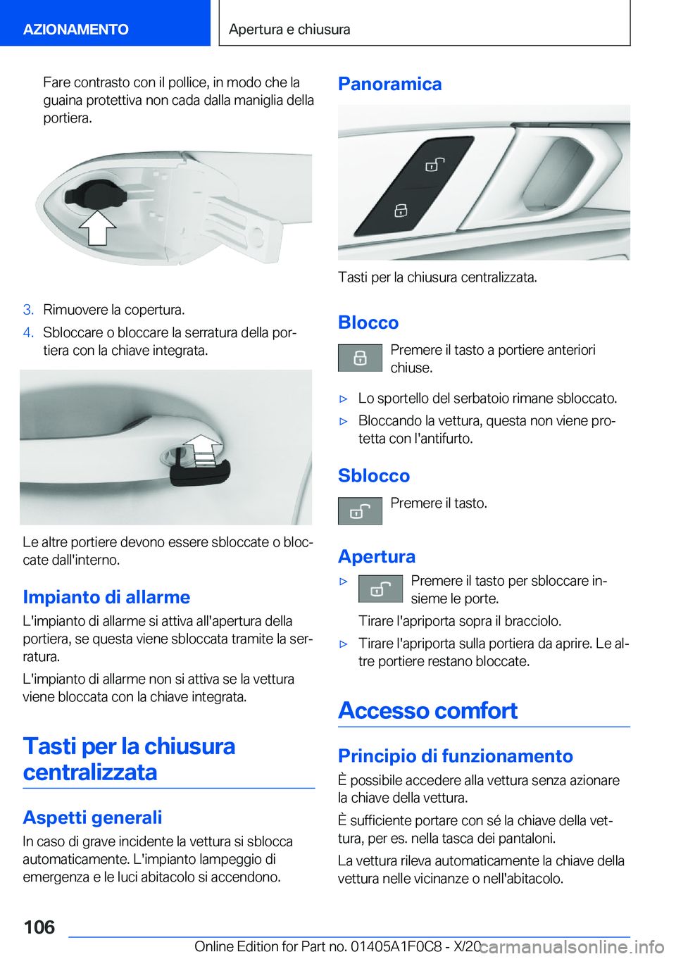 BMW X6 2021  Libretti Di Uso E manutenzione (in Italian) �F�a�r�e��c�o�n�t�r�a�s�t�o��c�o�n��i�l��p�o�l�l�i�c�e�,��i�n��m�o�d�o��c�h�e��l�a
�g�u�a�i�n�a��p�r�o�t�e�t�t�i�v�a��n�o�n��c�a�d�a��d�a�l�l�a��m�a�n�i�g�l�i�a��d�e�l�l�a �p�o�r�t�i�e�r