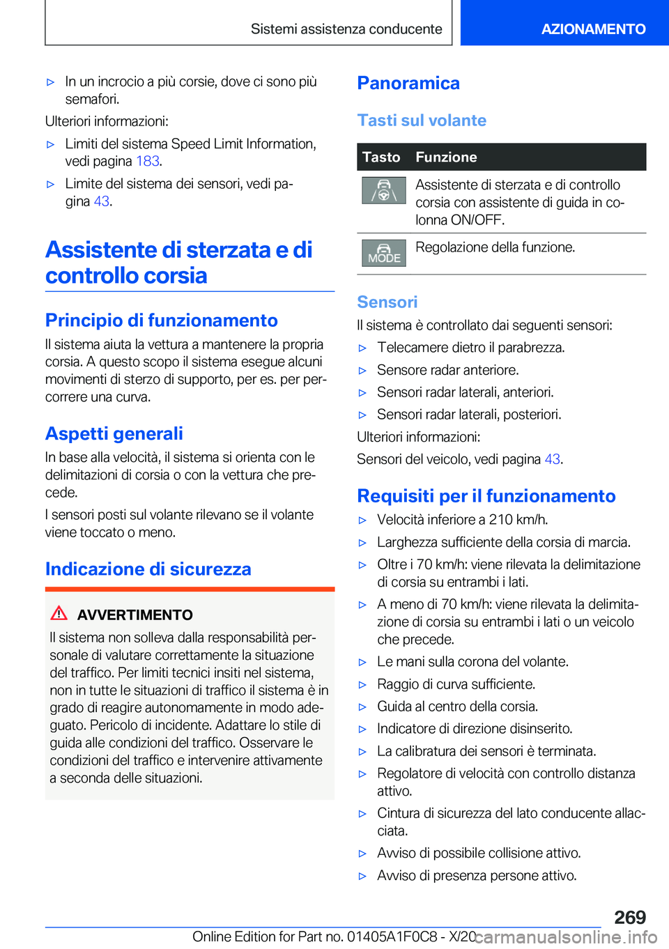BMW X6 2021  Libretti Di Uso E manutenzione (in Italian) 'x�I�n��u�n��i�n�c�r�o�c�i�o��a��p�i�