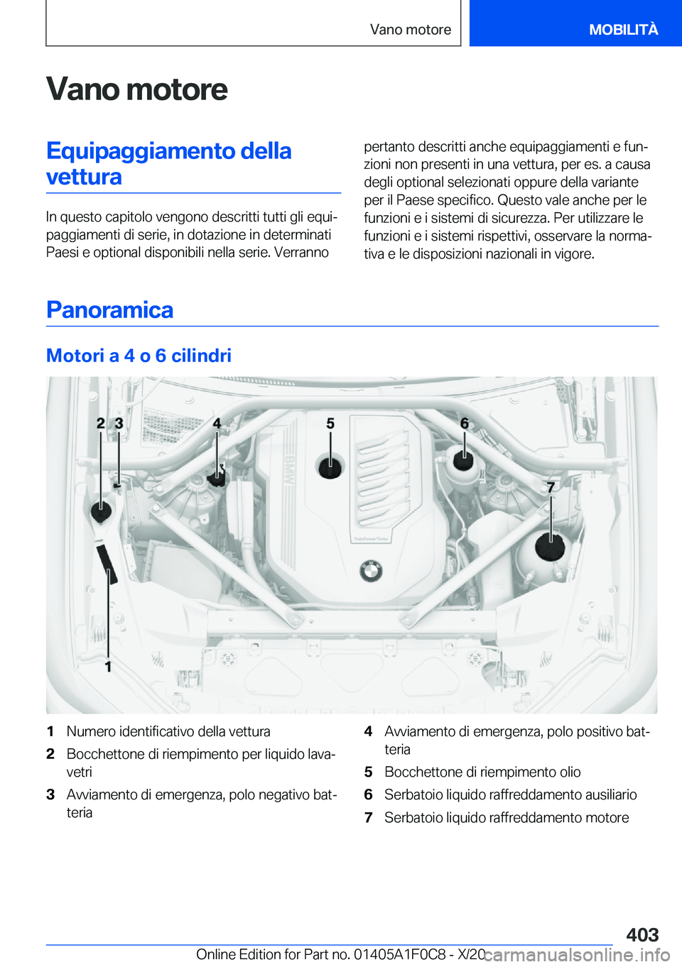 BMW X6 2021  Libretti Di Uso E manutenzione (in Italian) �V�a�n�o��m�o�t�o�r�e�E�q�u�i�p�a�g�g�i�a�m�e�n�t�o��d�e�l�l�a�v�e�t�t�u�r�a
�I�n��q�u�e�s�t�o��c�a�p�i�t�o�l�o��v�e�n�g�o�n�o��d�e�s�c�r�i�t�t�i��t�u�t�t�i��g�l�i��e�q�u�iª
�p�a�g�g�i�a�m�