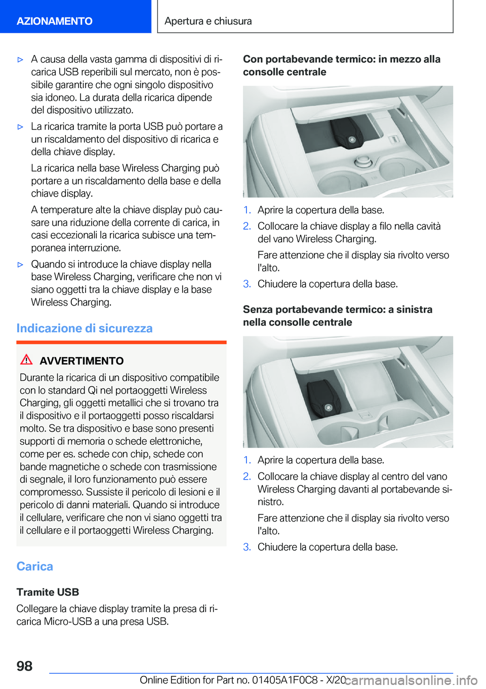 BMW X6 2021  Libretti Di Uso E manutenzione (in Italian) 'x�A��c�a�u�s�a��d�e�l�l�a��v�a�s�t�a��g�a�m�m�a��d�i��d�i�s�p�o�s�i�t�i�v�i��d�i��r�iª
�c�a�r�i�c�a��U�S�B��r�e�p�e�r�i�b�i�l�i��s�u�l��m�e�r�c�a�t�o�,��n�o�n��è��p�o�sª
�s�i�