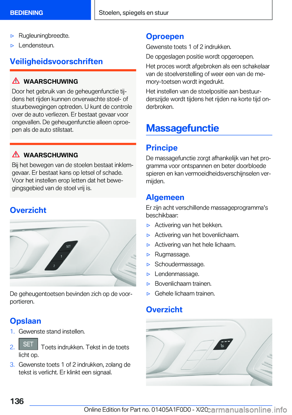 BMW X6 2021  Instructieboekjes (in Dutch) 'x�R�u�g�l�e�u�n�i�n�g�b�r�e�e�d�t�e�.'x�L�e�n�d�e�n�s�t�e�u�n�.
�V�e�i�l�i�g�h�e�i�d�s�v�o�o�r�s�c�h�r�i�f�t�e�n
�W�A�A�R�S�C�H�U�W�I�N�G
�D�o�o�r��h�e�t��g�e�b�r�u�i�k��v�a�n��d�e��g�e�
