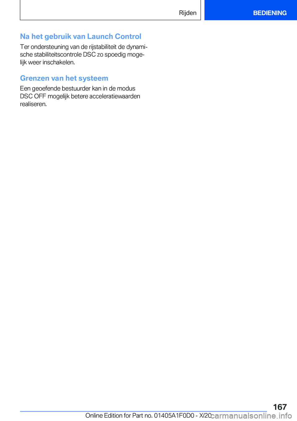 BMW X6 2021  Instructieboekjes (in Dutch) �N�a��h�e�t��g�e�b�r�u�i�k��v�a�n��L�a�u�n�c�h��C�o�n�t�r�o�l�T�e�r��o�n�d�e�r�s�t�e�u�n�i�n�g��v�a�n��d�e��r�i�j�s�t�a�b�i�l�i�t�e�i�t��d�e��d�y�n�a�m�ij�s�c�h�e��s�t�a�b�i�l�i�t�e�i�t�s