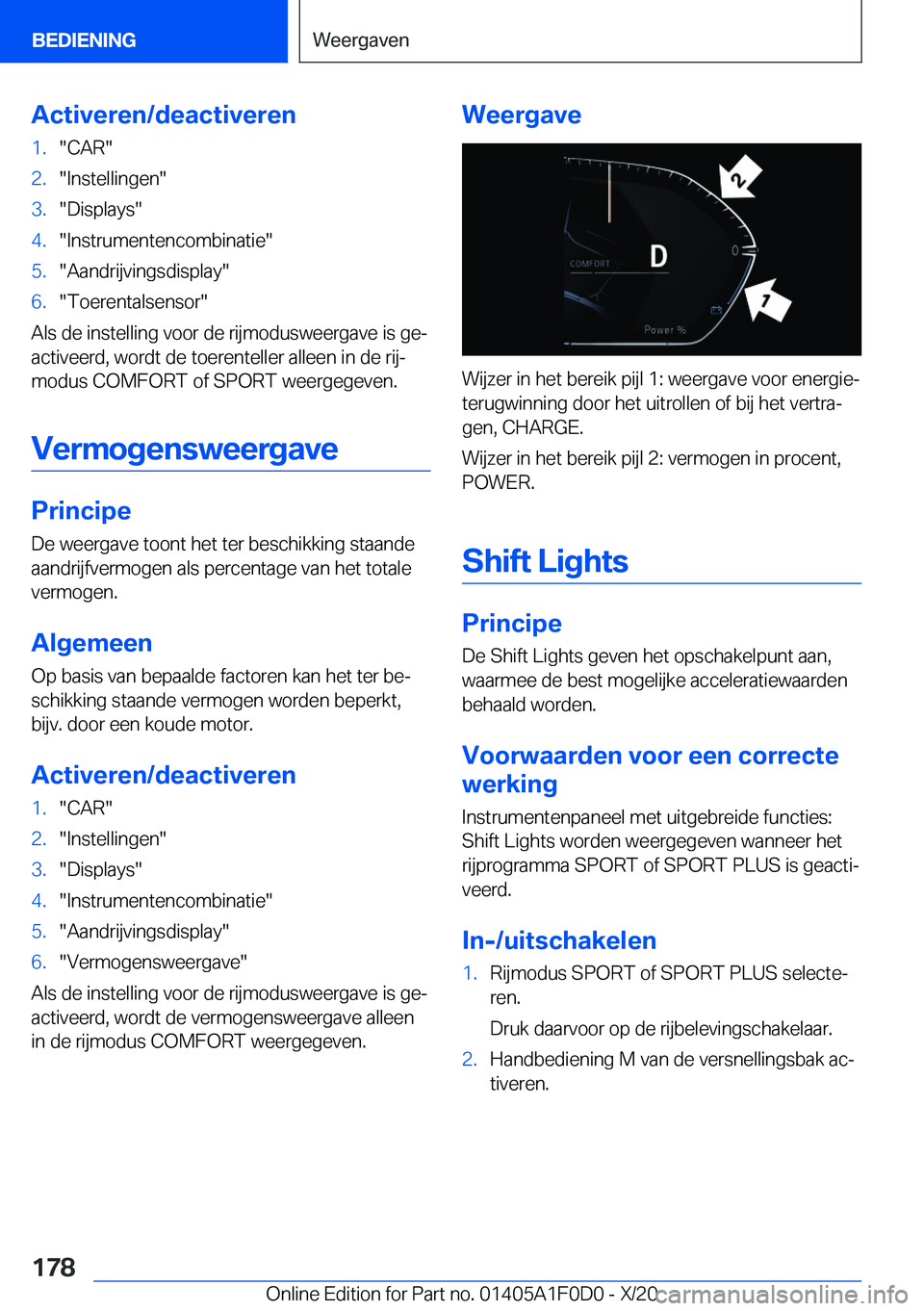 BMW X6 2021  Instructieboekjes (in Dutch) �A�c�t�i�v�e�r�e�n�/�d�e�a�c�t�i�v�e�r�e�n�1�.��C�A�R��2�.��I�n�s�t�e�l�l�i�n�g�e�n��3�.��D�i�s�p�l�a�y�s��4�.��I�n�s�t�r�u�m�e�n�t�e�n�c�o�m�b�i�n�a�t�i�e��5�.��A�a�n�d�r�i�j�v�i�n�g�s�d�i�s