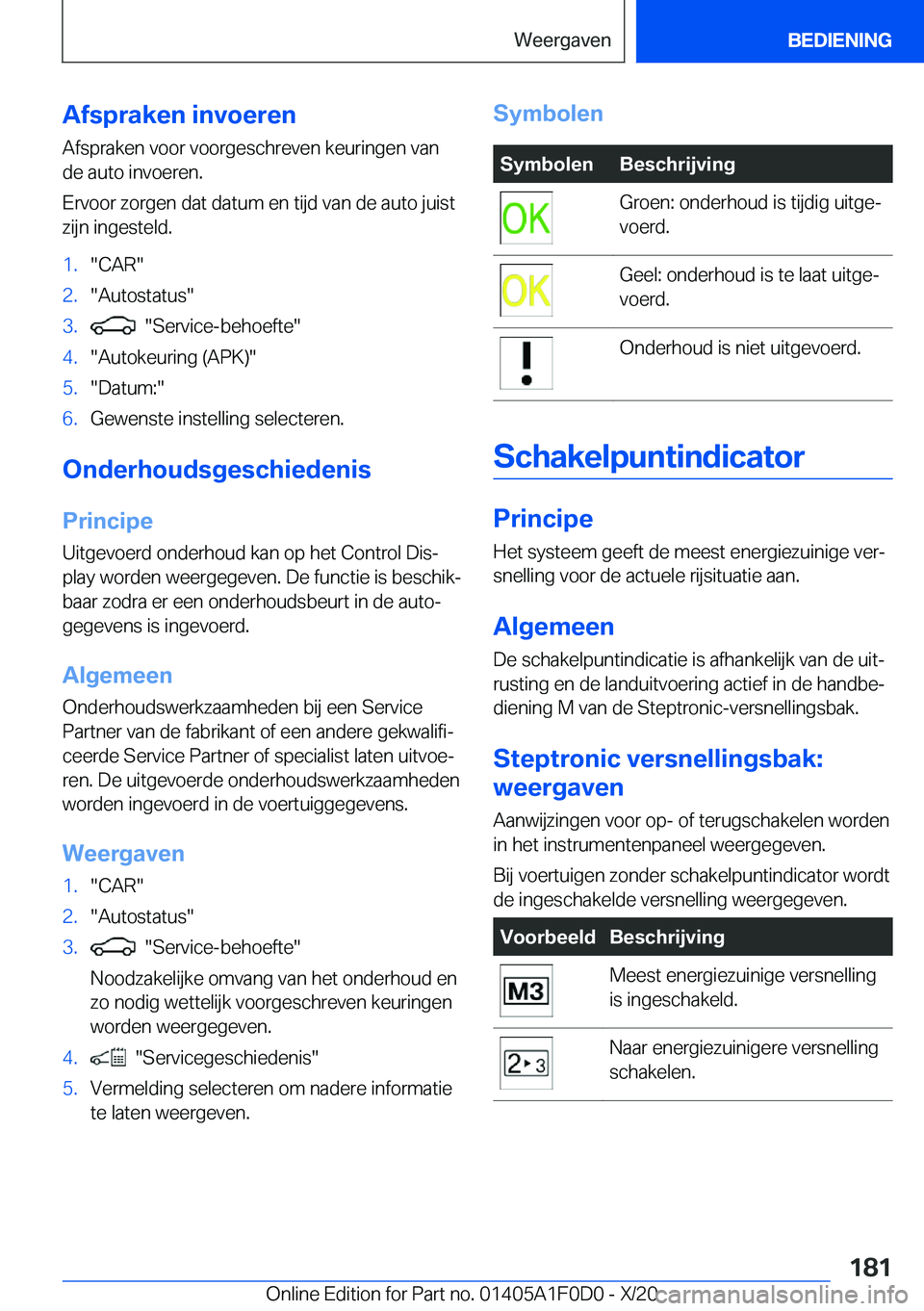 BMW X6 2021  Instructieboekjes (in Dutch) �A�f�s�p�r�a�k�e�n��i�n�v�o�e�r�e�n
�A�f�s�p�r�a�k�e�n��v�o�o�r��v�o�o�r�g�e�s�c�h�r�e�v�e�n��k�e�u�r�i�n�g�e�n��v�a�n
�d�e��a�u�t�o��i�n�v�o�e�r�e�n�.
�E�r�v�o�o�r��z�o�r�g�e�n��d�a�t��d�a�