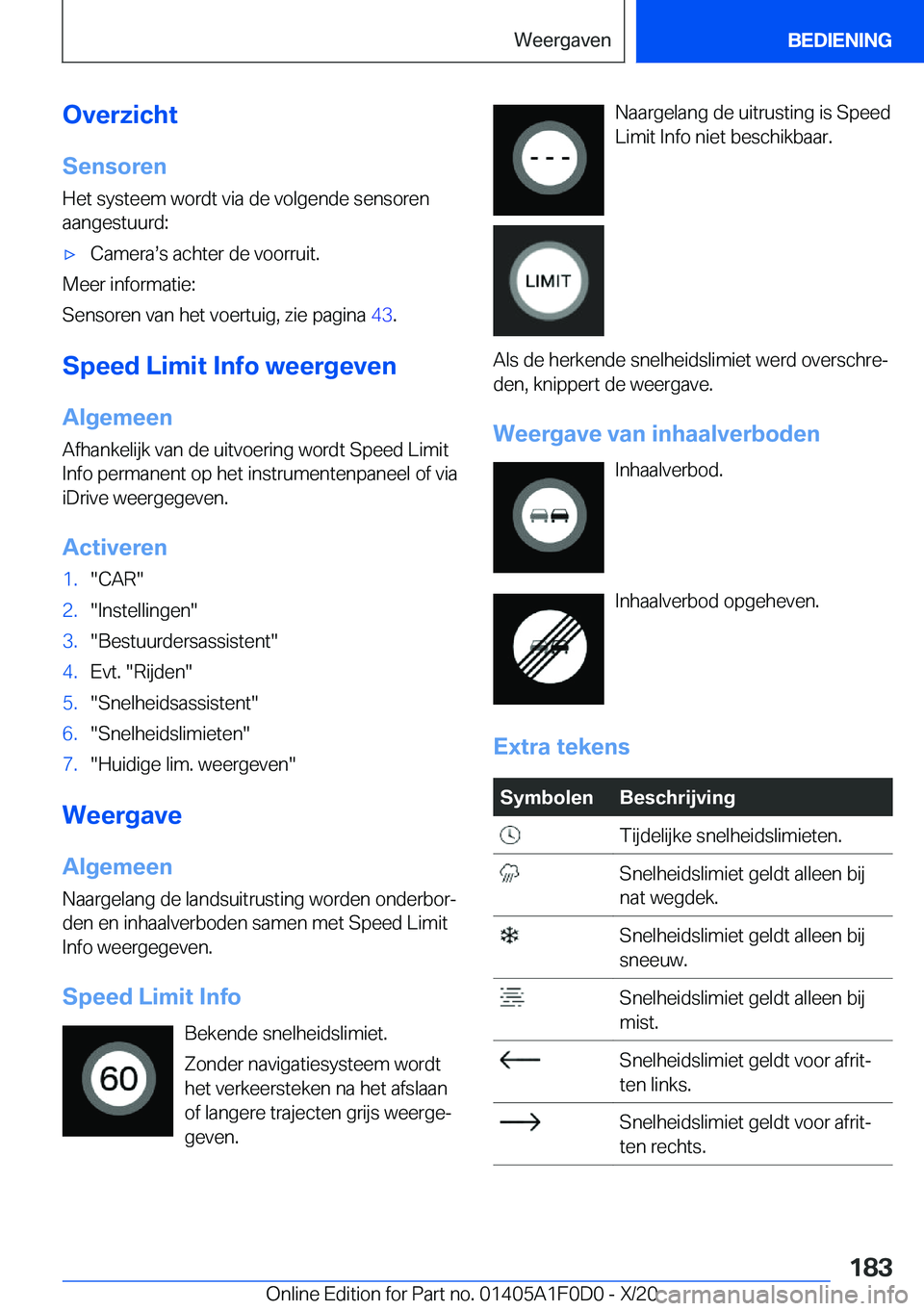 BMW X6 2021  Instructieboekjes (in Dutch) �O�v�e�r�z�i�c�h�t�S�e�n�s�o�r�e�n
�H�e�t��s�y�s�t�e�e�m��w�o�r�d�t��v�i�a��d�e��v�o�l�g�e�n�d�e��s�e�n�s�o�r�e�n
�a�a�n�g�e�s�t�u�u�r�d�:'x�C�a�m�e�r�as�s��a�c�h�t�e�r��d�e��v�o�o�r�r�u