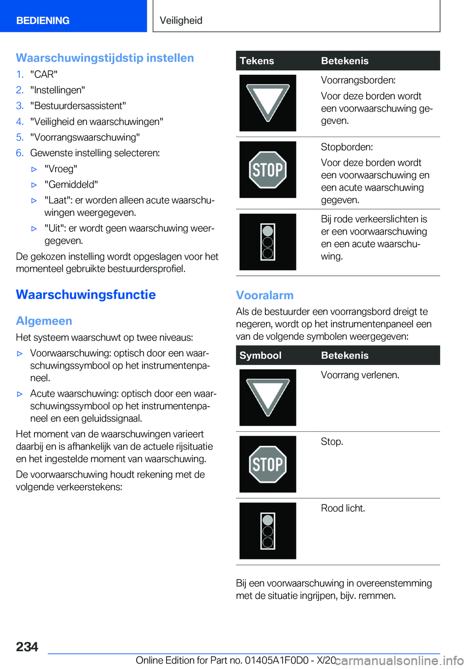 BMW X6 2021  Instructieboekjes (in Dutch) �W�a�a�r�s�c�h�u�w�i�n�g�s�t�i�j�d�s�t�i�p��i�n�s�t�e�l�l�e�n�1�.��C�A�R��2�.��I�n�s�t�e�l�l�i�n�g�e�n��3�.��B�e�s�t�u�u�r�d�e�r�s�a�s�s�i�s�t�e�n�t��4�.��V�e�i�l�i�g�h�e�i�d��e�n��w�a�a�r�s