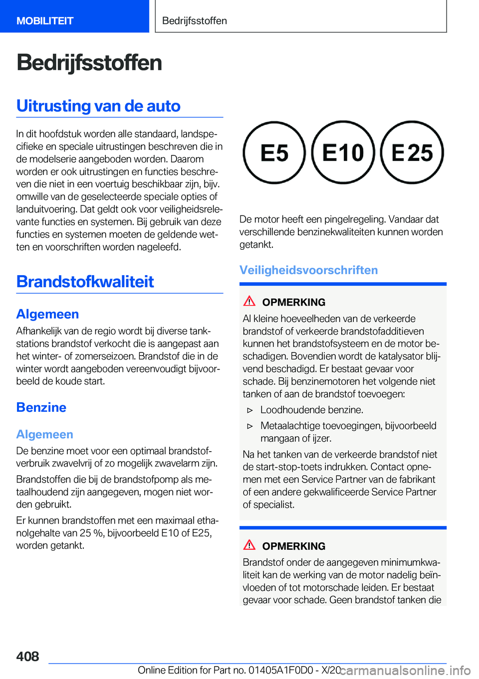 BMW X6 2021  Instructieboekjes (in Dutch) �B�e�d�r�i�j�f�s�s�t�o�f�f�e�n�U�i�t�r�u�s�t�i�n�g��v�a�n��d�e��a�u�t�o
�I�n��d�i�t��h�o�o�f�d�s�t�u�k��w�o�r�d�e�n��a�l�l�e��s�t�a�n�d�a�a�r�d�,��l�a�n�d�s�p�ej�c�i�f�i�e�k�e��e�n��s�p�e�