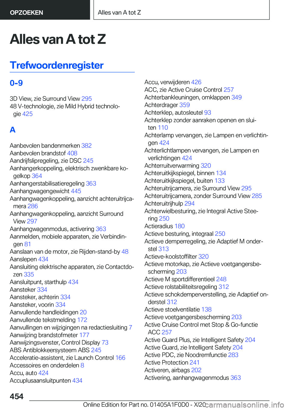 BMW X6 2021  Instructieboekjes (in Dutch) �A�l�l�e�s��v�a�n��A��t�o�t��Z
�T�r�e�f�w�o�o�r�d�e�n�r�e�g�i�s�t�e�r�0�-�9
�3�D��V�i�e�w�,��z�i�e��S�u�r�r�o�u�n�d��V�i�e�w� �2�9�5�
�4�8��V�-�t�e�c�h�n�o�l�o�g�i�e�,��z�i�e��M�i�l�d��H