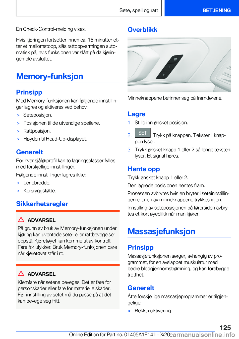 BMW X6 2021  InstruksjonsbØker (in Norwegian) �E�n��C�h�e�c�k�-�C�o�n�t�r�o�l�-�m�e�l�d�i�n�g��v�i�s�e�s�.
�H�v�i�s��k�j�
