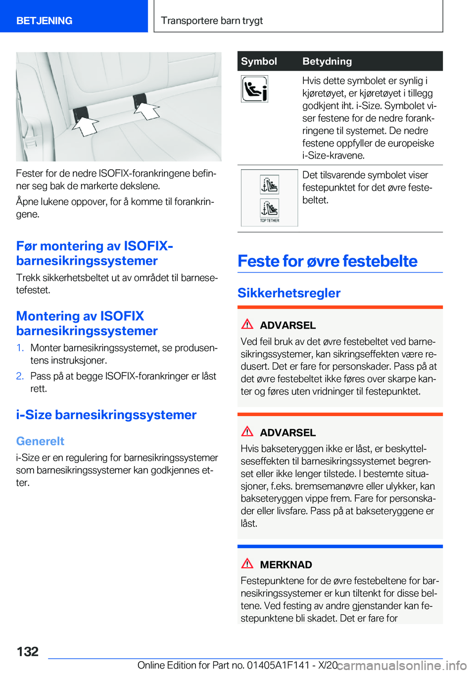 BMW X6 2021  InstruksjonsbØker (in Norwegian) �F�e�s�t�e�r��f�o�r��d�e��n�e�d�r�e��I�S�O�F�I�X�-�f�o�r�a�n�k�r�i�n�g�e�n�e��b�e�f�i�nj
�n�e�r��s�e�g��b�a�k��d�e��m�a�r�k�e�r�t�e��d�e�k�s�l�e�n�e�.
�