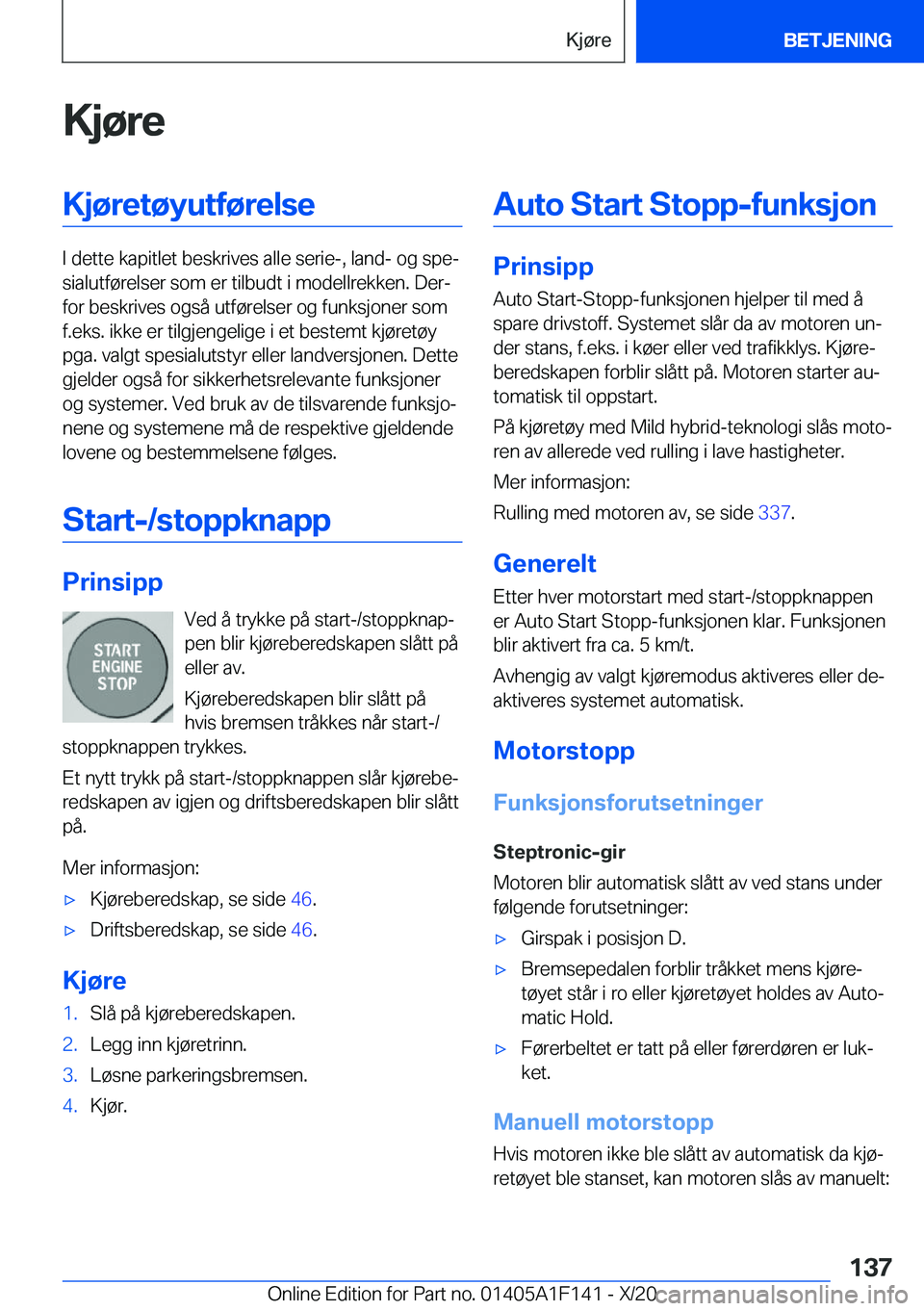 BMW X6 2021  InstruksjonsbØker (in Norwegian) �K�j�