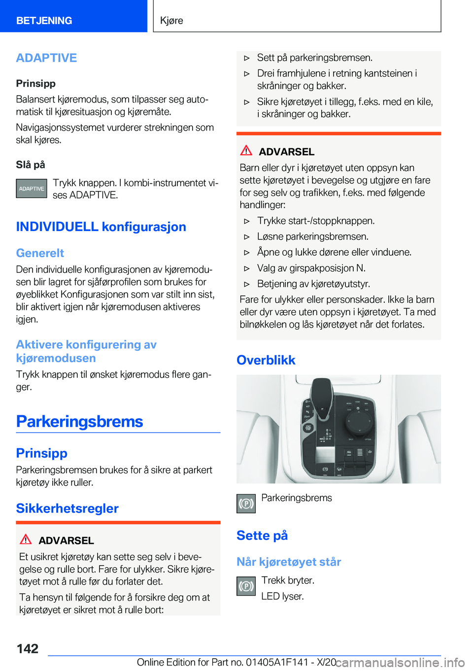 BMW X6 2021  InstruksjonsbØker (in Norwegian) �A�D�A�P�T�I�V�E
�P�r�i�n�s�i�p�p
�B�a�l�a�n�s�e�r�t��k�j�