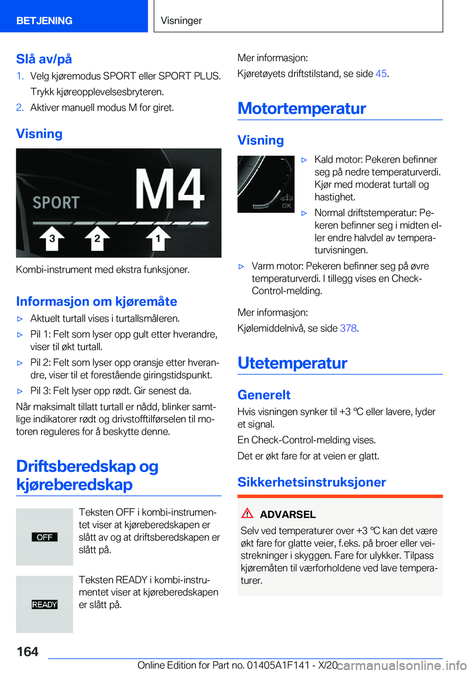 BMW X6 2021  InstruksjonsbØker (in Norwegian) �S�l�å��a�v�/�p�å�1�.�V�e�l�g��k�j�