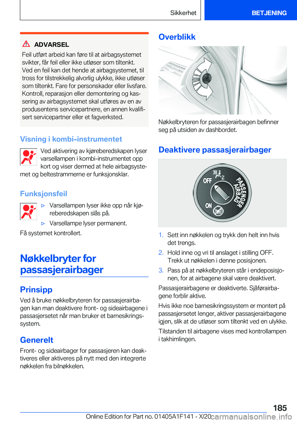 BMW X6 2021  InstruksjonsbØker (in Norwegian) �A�D�V�A�R�S�E�L
�F�e�i�l��u�t�f�