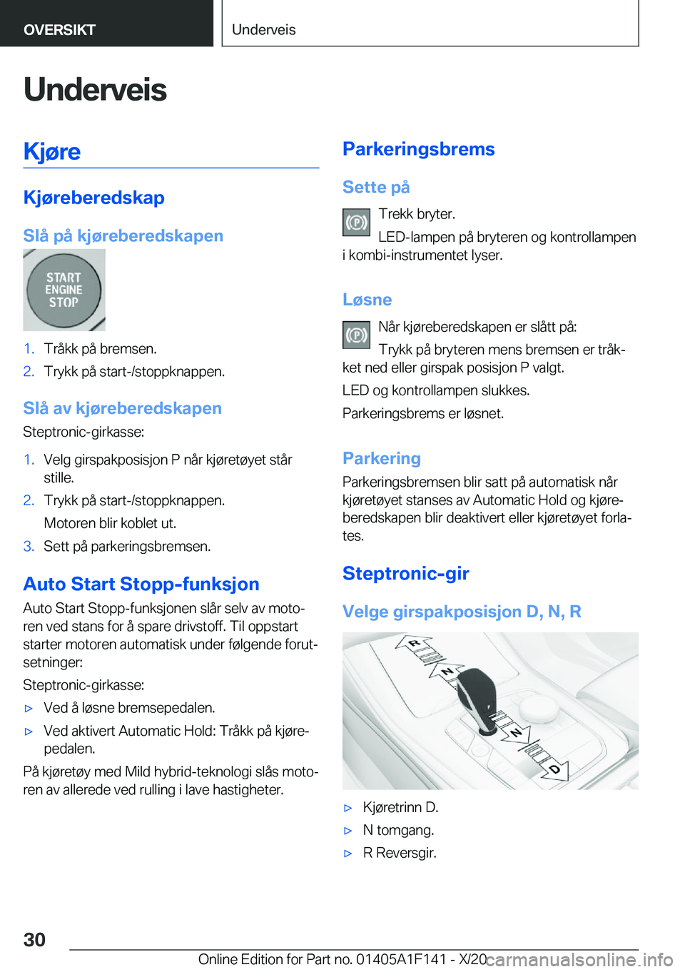 BMW X6 2021  InstruksjonsbØker (in Norwegian) �U�n�d�e�r�v�e�i�s�K�j�