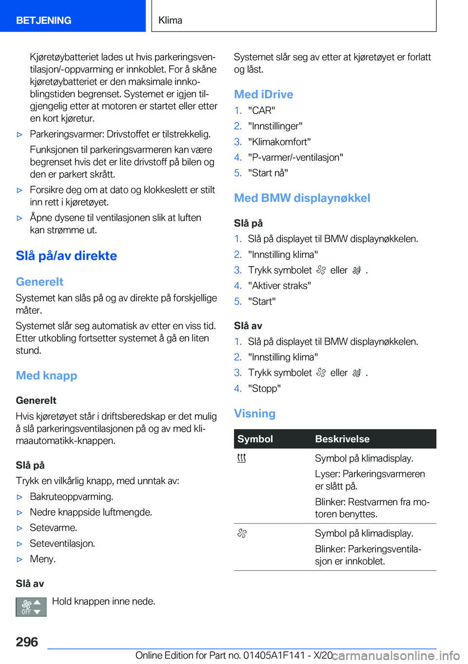 BMW X6 2021  InstruksjonsbØker (in Norwegian) �K�j�