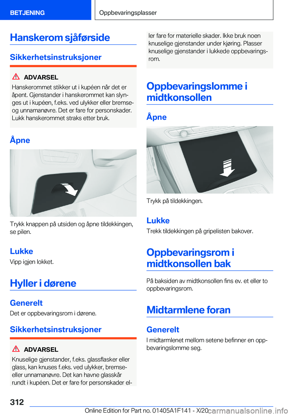 BMW X6 2021  InstruksjonsbØker (in Norwegian) �H�a�n�s�k�e�r�o�m��s�j�å�f�
