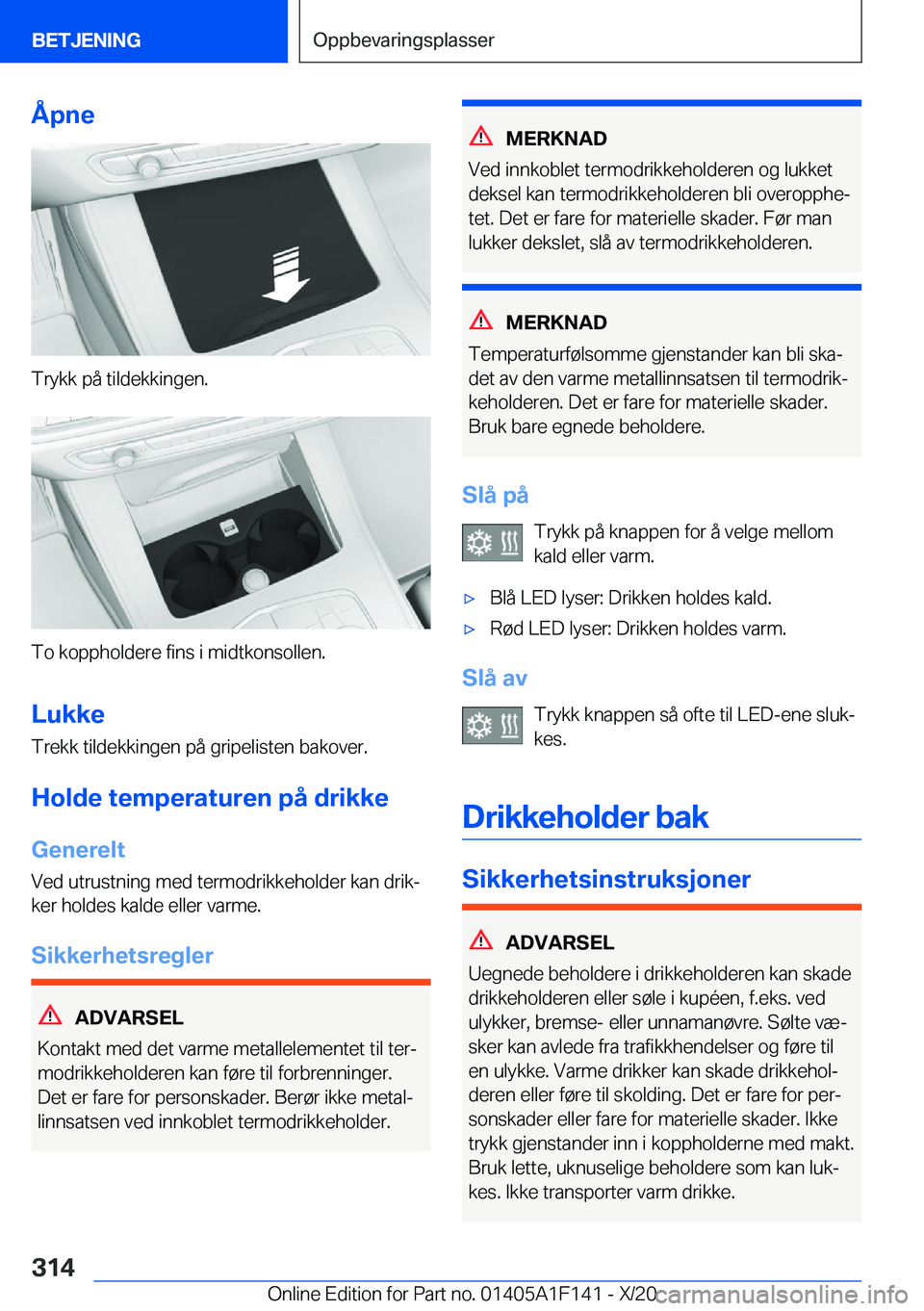 BMW X6 2021  InstruksjonsbØker (in Norwegian) �
