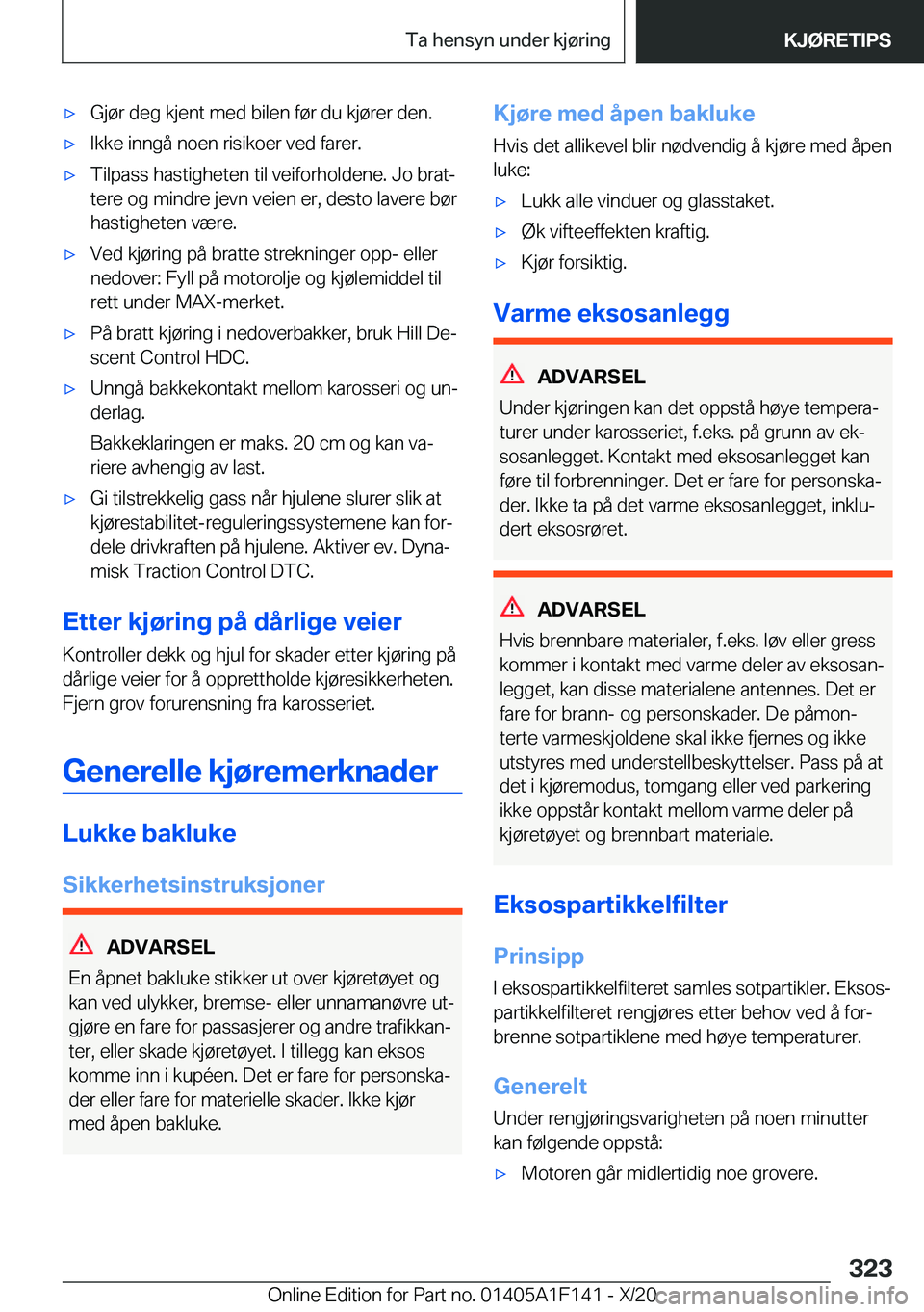 BMW X6 2021  InstruksjonsbØker (in Norwegian) x�G�j�