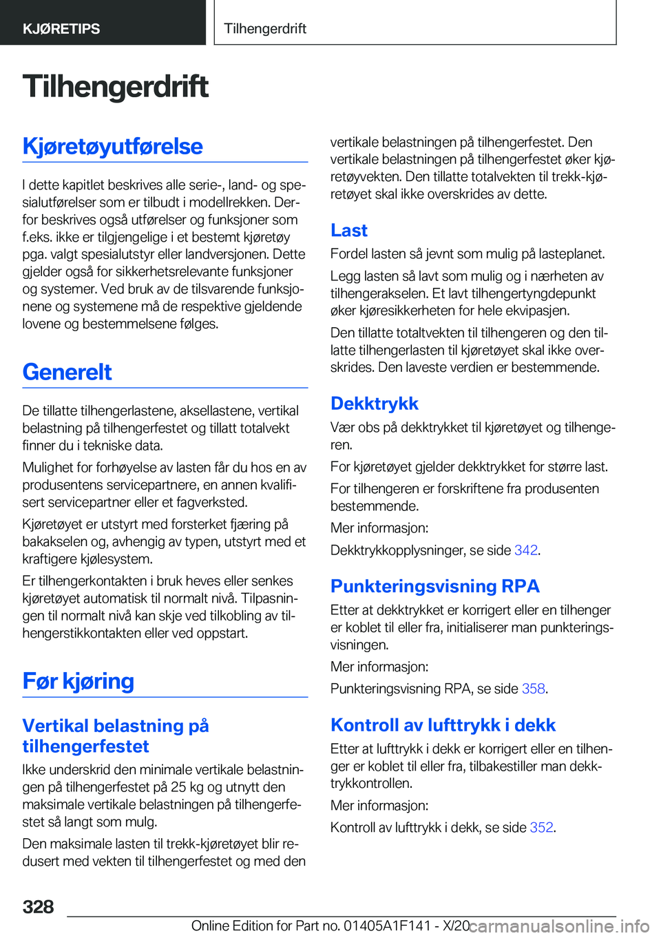 BMW X6 2021  InstruksjonsbØker (in Norwegian) �T�i�l�h�e�n�g�e�r�d�r�i�f�t�K�j�